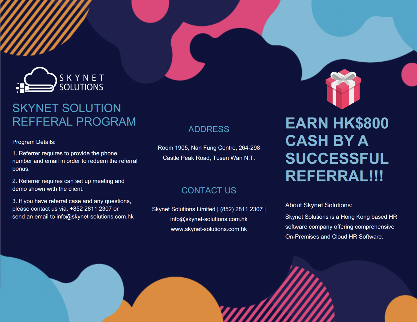 Read more about the article Invite friends to us to earn HK$800 cash by a successful referral for HR system!